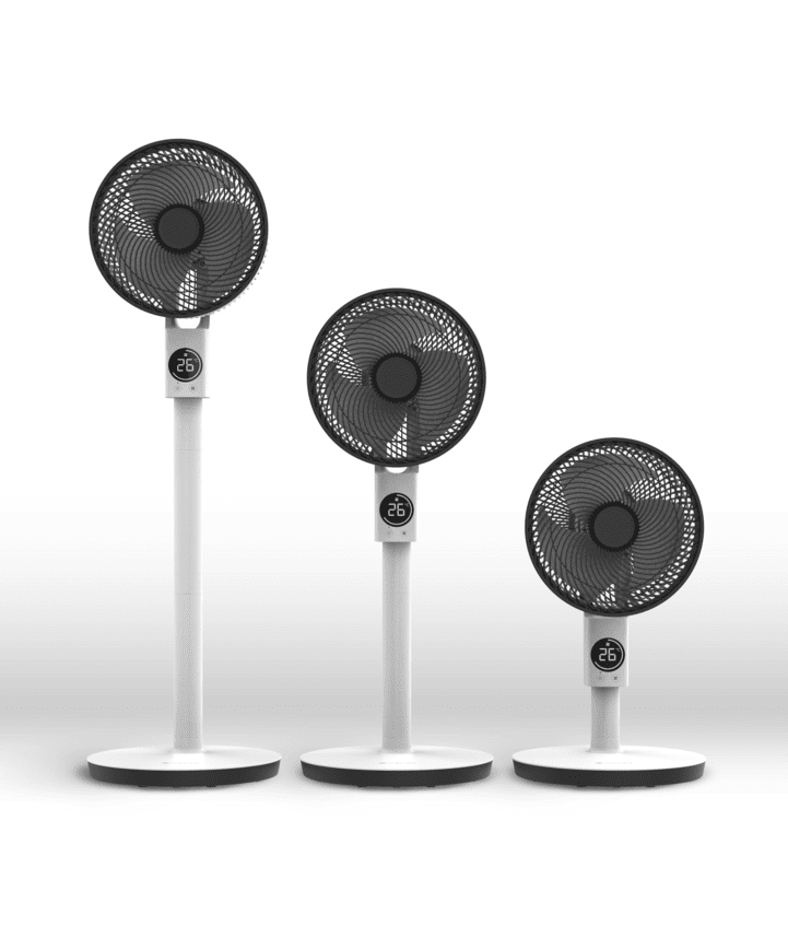 Ventilateur de sol Omnix 10 pouces avec sac de rangement
