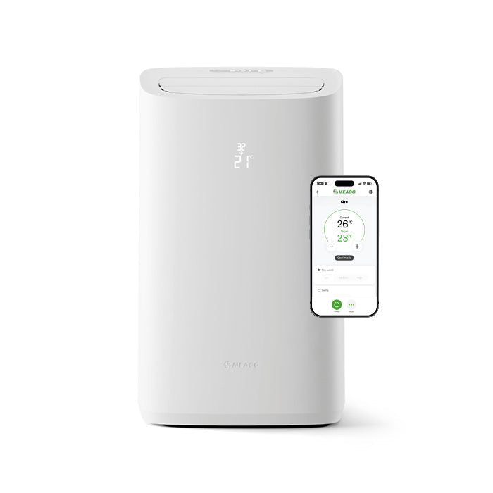 Climatiseur portable intelligent Omnix Cirro+® 14 000 BTU à inverseur ultra-silencieux – Refroidissement uniquement