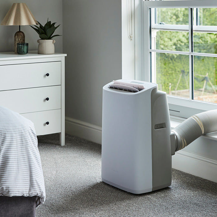 Climatiseur portable intelligent Omnix Cirro+® 14 000 BTU à inverseur ultra-silencieux – Refroidissement uniquement