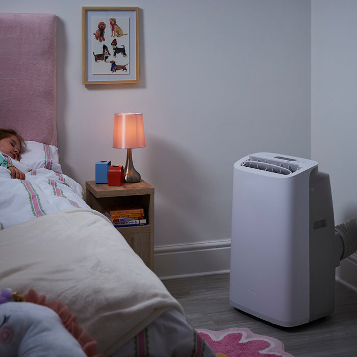 Climatiseur portable intelligent Omnix Cirro+® 14 000 BTU à inverseur ultra-silencieux – Refroidissement uniquement
