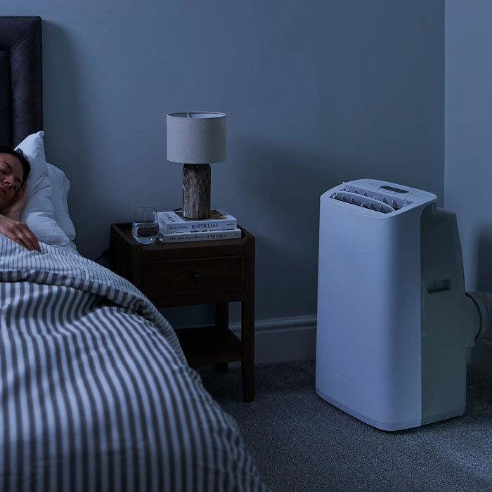 Climatiseur portable intelligent Omnix Cirro+® 14 000 BTU à inverseur ultra-silencieux – Refroidissement uniquement