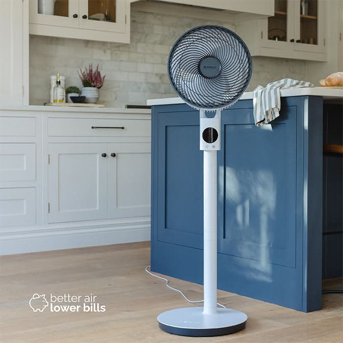 Ventilateur de sol Omnix 10 pouces avec sac de rangement